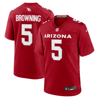 Arizona Cardinals Baron Browning Nike Cardinal Team Game Jersey