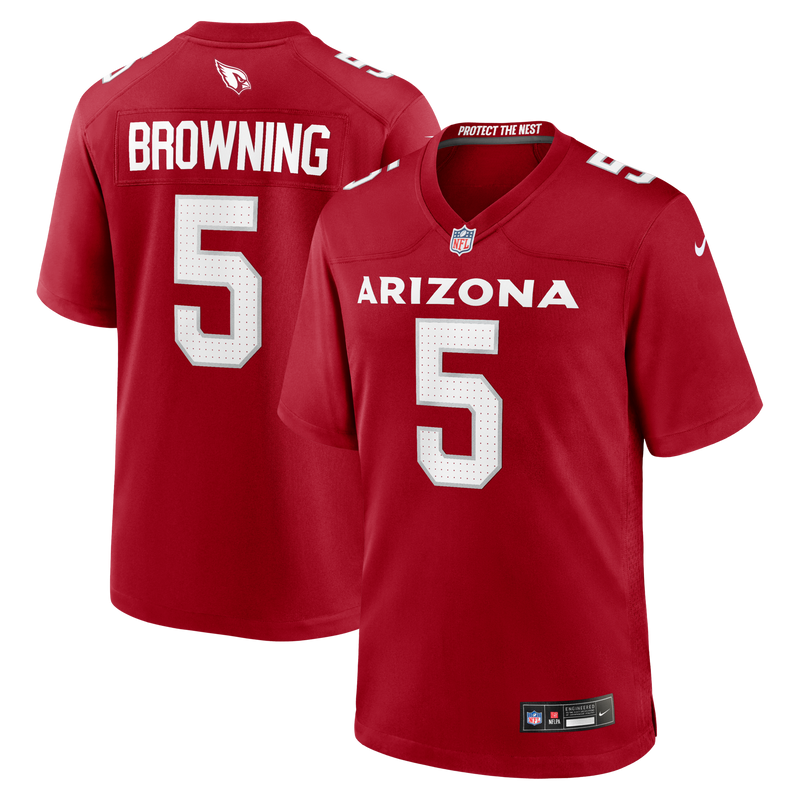 Arizona Cardinals Baron Browning Nike Cardinal Team Game Jersey
