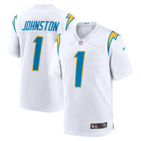 Los Angeles Chargers Quentin Johnston Nike White Away Game Jersey