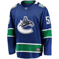 Vancouver Canucks Mark Friedman Fanatics Blue Home Premier Breakaway Player Jersey