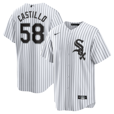 Chicago White Sox Luis Castillo Nike White Home Replica Jersey