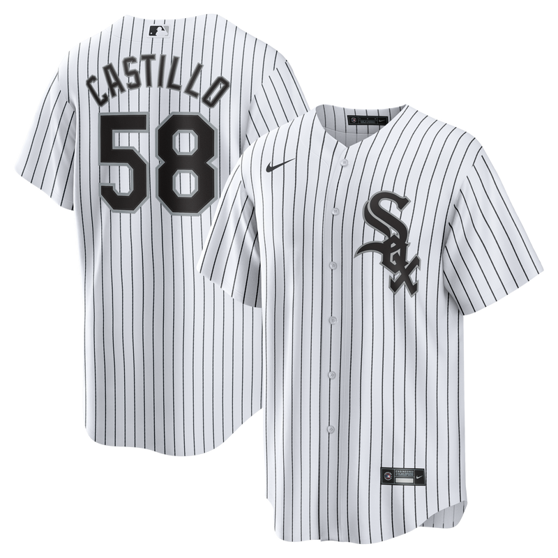 Chicago White Sox Luis Castillo Nike White Home Replica Jersey