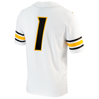 #1 Missouri Tigers Nike Replica Football Jersey - White
