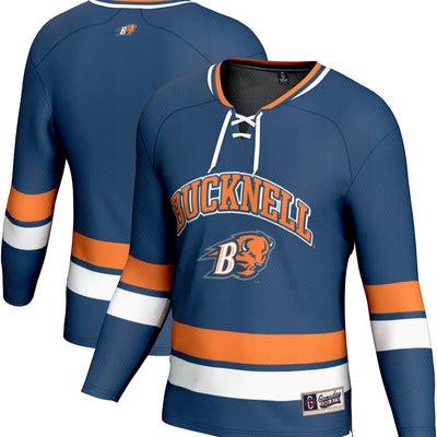 Bucknell Bison GameDay Greats Spirit Hockey Jersey - Blue