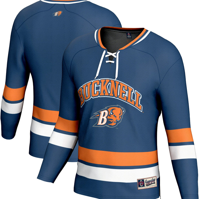 Bucknell Bison GameDay Greats Spirit Hockey Jersey - Blue