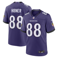 Baltimore Ravens Matthew Hibner Nike Purple Team Game Jersey