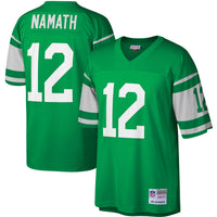 New York Jets Joe Namath Mitchell & Ness Kelly Green Legacy Replica Jersey