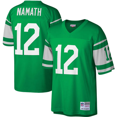 New York Jets Joe Namath Mitchell & Ness Kelly Green Legacy Replica Jersey
