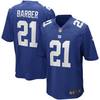 New York Giants Tiki Barber Nike Royal Game Retired Player Jersey