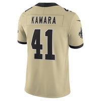 New Orleans Saints Alvin Kamara Nike Gold Alternate Gameday Golds Alternate Vapor F.U.S.E. Limited Jersey