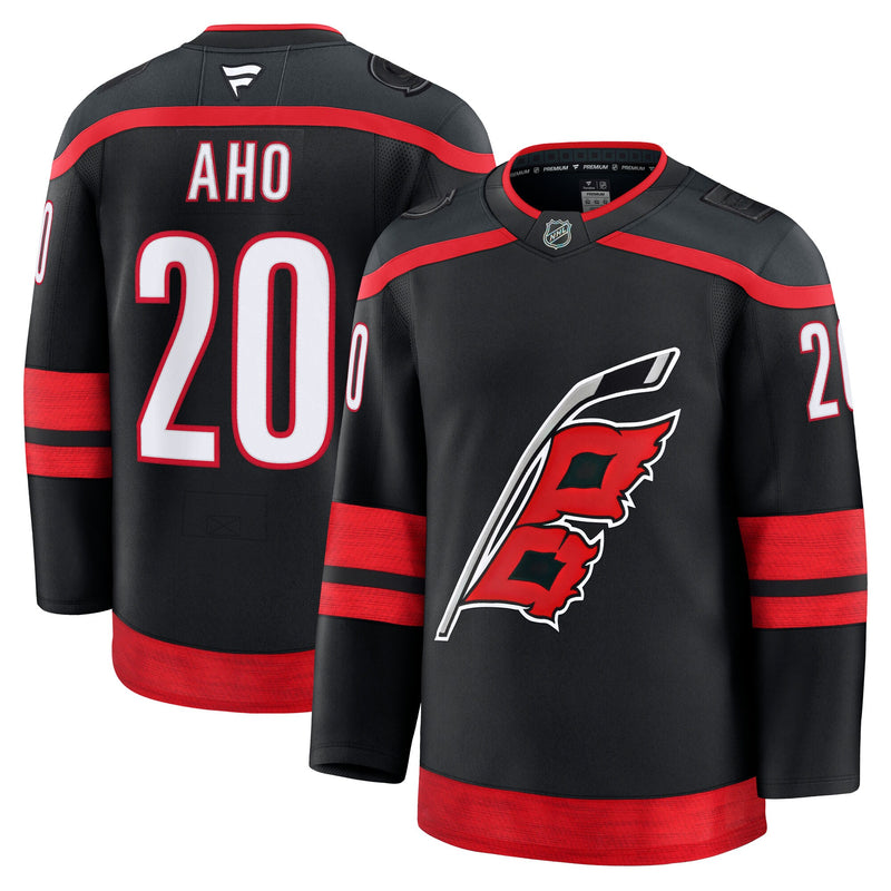Carolina Hurricanes Sebastian Aho Fanatics Black Home Premium Jersey