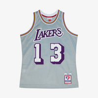 Los Angeles Lakers Mitchell & Ness 1971 75th Swingman Jersey - Silver