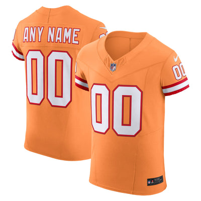 Tampa Bay Buccaneers Nike Orange Vapor F.U.S.E. Elite Custom Jersey