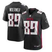 Atlanta Falcons Charlie Woerner Nike Black Game Jersey