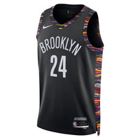 Brooklyn Nets Nike 2025/26 City Edition Swingman Jersey - Black - Cam Thomas