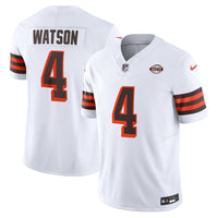 Cleveland Browns Deshaun Watson Nike White Vapor F.U.S.E. Limited Jersey