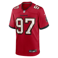 Tampa Bay Buccaneers Al-Quadin Muhammad Nike Red Team Game Jersey