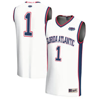 #1 Florida Atlantic Owls GameDay Greats Lightweight Basketball Jersey - White