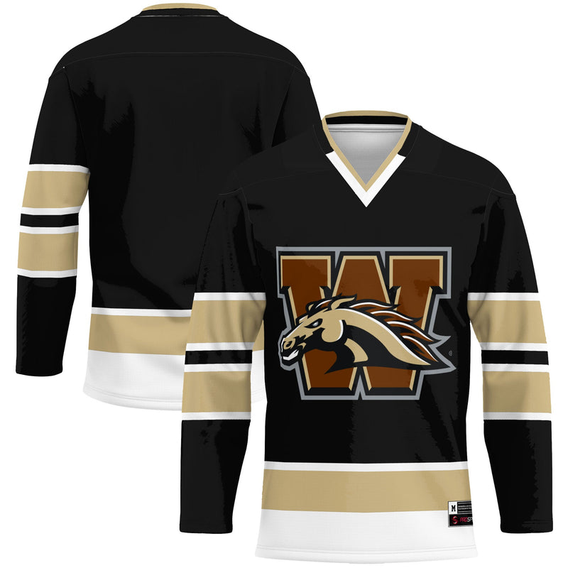 Western Michigan Broncos GameDay Greats Hockey Jersey - Black