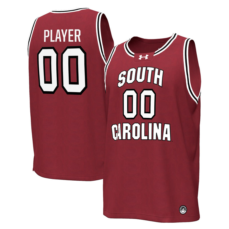 South Carolina Gamecocks Under Armour NIL Pick-A-Player Basketball Replica Jersey - Garnet