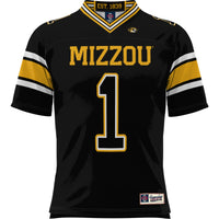 #1 Missouri Tigers GameDay Greats Football Jersey - Black