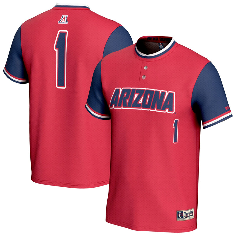 Arizona Wildcats GameDay Greats Lightweight Softball Fashion Jersey - Red
