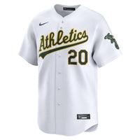 Athletics Zack Gelof Nike White Home Limited Player Jersey