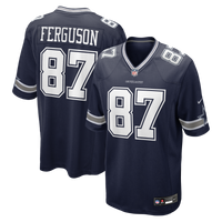 Dallas Cowboys Jake Ferguson Nike Navy Team Game Jersey