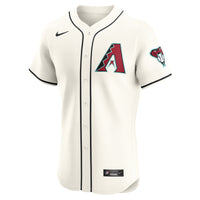 Arizona Diamondbacks Nike Cream Elite Jersey