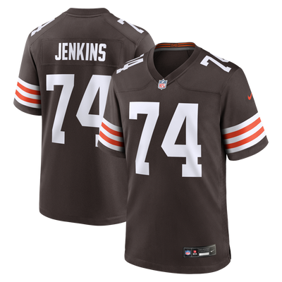 Cleveland Browns Elgton Jenkins Nike Brown Team Game Jersey