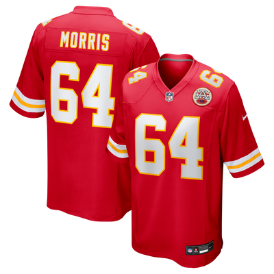 Kansas City Chiefs Wanya Morris Nike Red Game Jersey