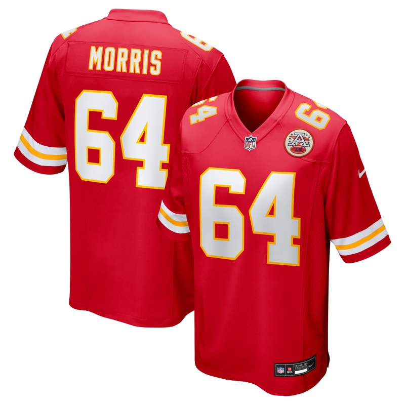Kansas City Chiefs Wanya Morris Nike Red Game Jersey