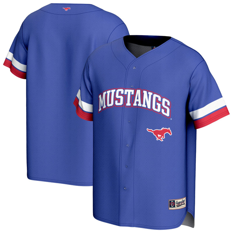 SMU Mustangs GameDay Greats Baseball Jersey - Royal