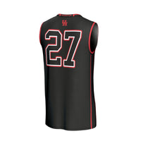Houston Cougars GameDay Greats Lightweight Collegiate Basketball Fashion Jersey - Black