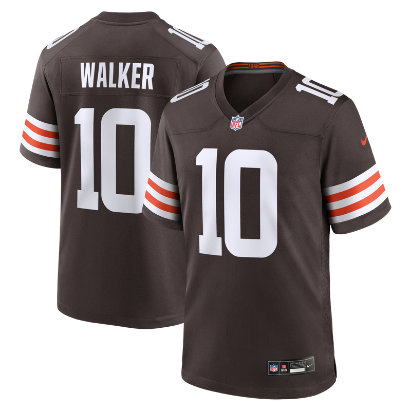 Cleveland Browns Phillip Walker Nike Brown Team Game Jersey