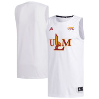 ULM Warhawks adidas Replica Basketball Jersey - White