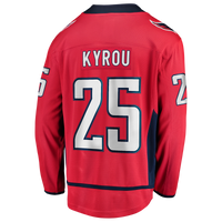 Washington Capitals Jordan Kyrou Fanatics Red Home Breakaway Jersey