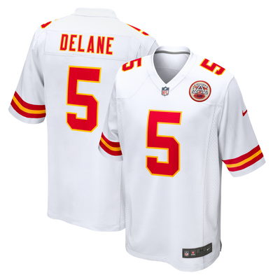 Kansas City Chiefs Mansoor Delane Nike White Game Jersey