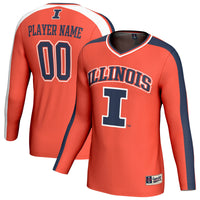 Illinois Fighting Illini GameDay Greats NIL Pick-A-Player Lightweight Collegiate Volleyball Fashion Jersey - Orange
