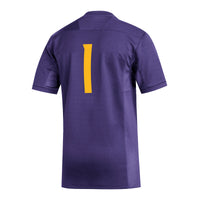 #1 ECU Pirates adidas Replica Football Jersey - Purple