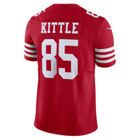 San Francisco 49ers George Kittle Nike Scarlet Vapor F.U.S.E. Limited Jersey