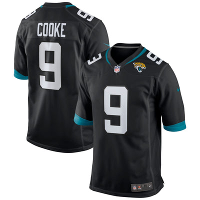 Jacksonville Jaguars Logan Cooke Nike Black Game Jersey