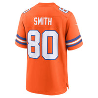 Denver Broncos Rod Smith Nike Orange Retired Player Alternate Game Jersey