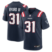 New England Patriots Kevin Byard III Nike Navy Team Game Jersey