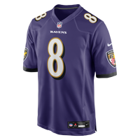 Baltimore Ravens Lamar Jackson Nike Purple Game Jersey