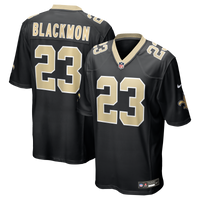 New Orleans Saints Julian Blackmon Nike Black Team Game Jersey