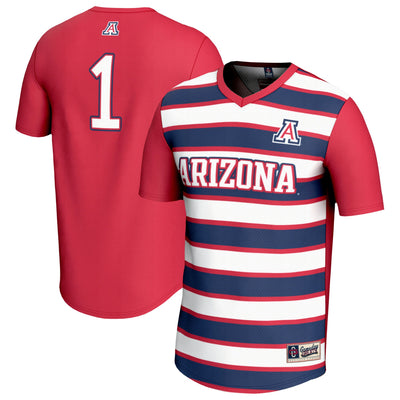 #1 Arizona Wildcats GameDay Greats Lightweight Soccer Fashion Jersey - Red