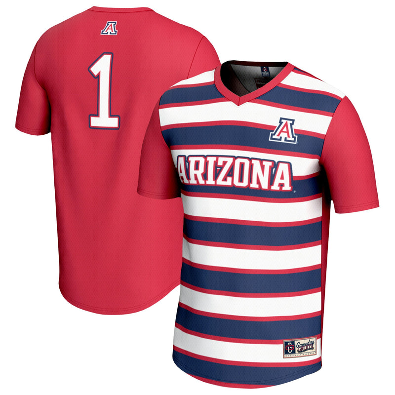 #1 Arizona Wildcats GameDay Greats Lightweight Soccer Fashion Jersey - Red