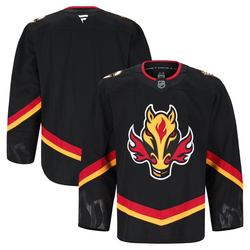 Calgary Flames Fanatics Black Alternate Authentic Pro Jersey