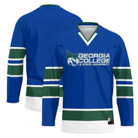 Georgia College Bobcats GameDay Greats Hockey Jersey - Blue
